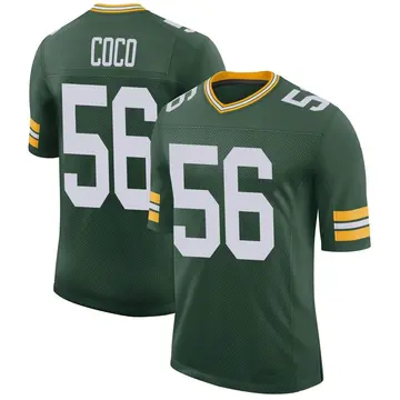 Nike Jack Coco Youth Limited Green Bay Packers Green Classic Jersey