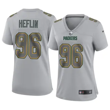 Nike Jack Heflin Women's Game Green Bay Packers Gray Atmosphere Fashion Jersey
