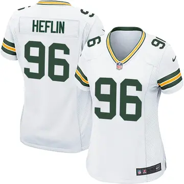 Nike Jack Heflin Women's Game Green Bay Packers White Jersey