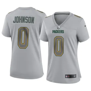 Nike Jahmir Johnson Women's Game Green Bay Packers Gray Atmosphere Fashion Jersey