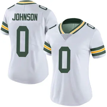 Nike Jahmir Johnson Women's Limited Green Bay Packers White Vapor Untouchable Jersey