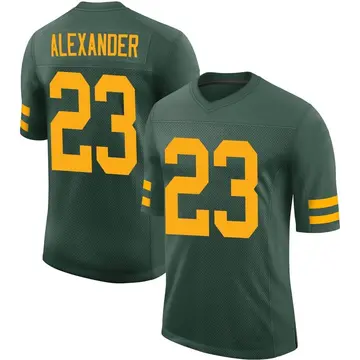 Nike Jaire Alexander Men's Limited Green Bay Packers Green Alternate Vapor Jersey