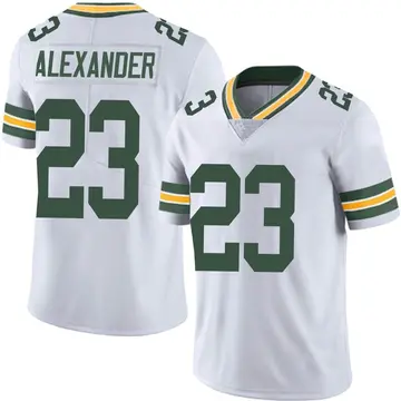 Nike Jaire Alexander Men's Limited Green Bay Packers White Vapor Untouchable Jersey