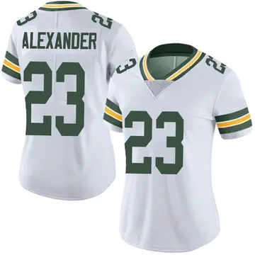Nike Jaire Alexander Women's Limited Green Bay Packers White Vapor Untouchable Jersey