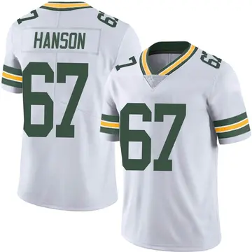 Nike Jake Hanson Youth Limited Green Bay Packers White Vapor Untouchable Jersey