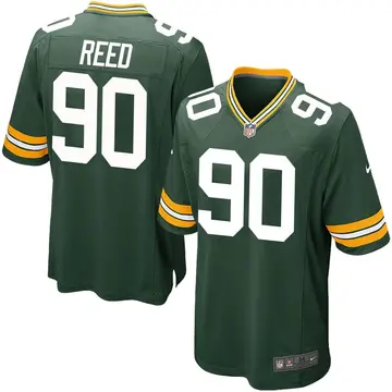 Nike Jarran Reed Men's Game Green Bay Packers Green Team Color Jersey