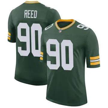 Nike Jarran Reed Men's Limited Green Bay Packers Green Classic Jersey