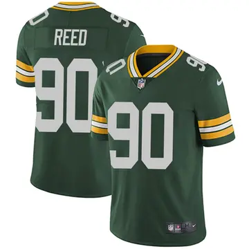 Nike Jarran Reed Men's Limited Green Bay Packers Green Team Color Vapor Untouchable Jersey