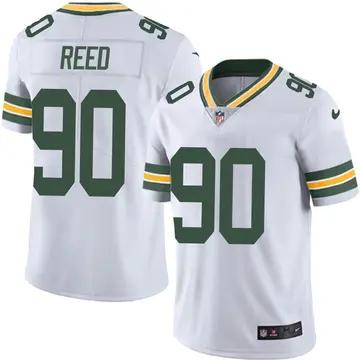 Nike Jarran Reed Men's Limited Green Bay Packers White Vapor Untouchable Jersey