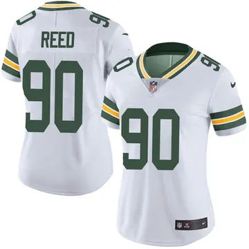 Nike Jarran Reed Women's Limited Green Bay Packers White Vapor Untouchable Jersey