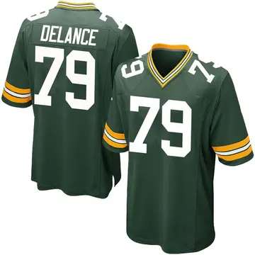 Nike Jean Delance Men's Game Green Bay Packers Green Team Color Jersey