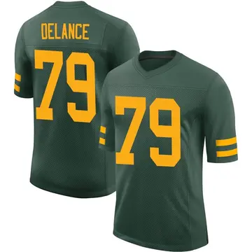 Nike Jean Delance Men's Limited Green Bay Packers Green Alternate Vapor Jersey