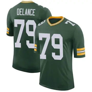 Nike Jean Delance Men's Limited Green Bay Packers Green Classic Jersey