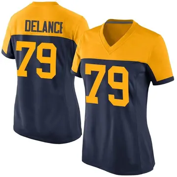 Nike Jean Delance Women's Game Green Bay Packers Navy Alternate Jersey