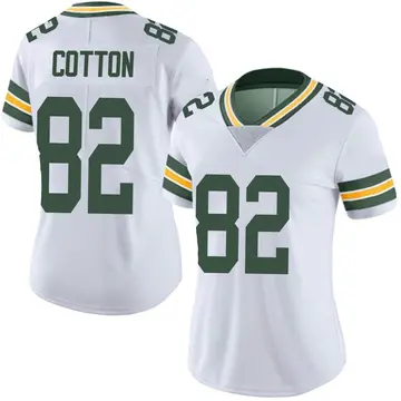 Nike Jeff Cotton Women's Limited Green Bay Packers White Vapor Untouchable Jersey