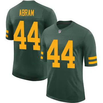 Nike Johnathan Abram Men's Limited Green Bay Packers Green Alternate Vapor Jersey