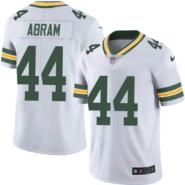 Nike Johnathan Abram Men's Limited Green Bay Packers White Vapor Untouchable Jersey