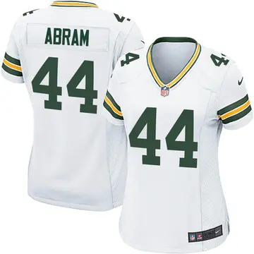 Nike Johnathan Abram Women's Game Green Bay Packers White Jersey