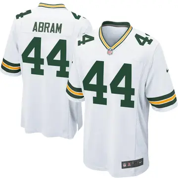 Nike Johnathan Abram Youth Game Green Bay Packers White Jersey