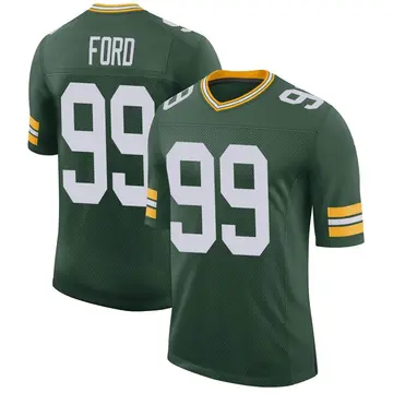 Nike Jonathan Ford Men's Limited Green Bay Packers Green Classic Jersey