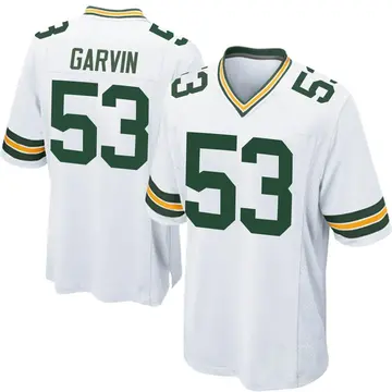Nike Jonathan Garvin Youth Game Green Bay Packers White Jersey