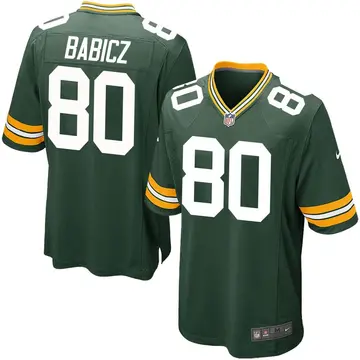Nike Josh Babicz Men's Game Green Bay Packers Green Team Color Jersey