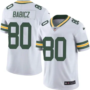 Nike Josh Babicz Men's Limited Green Bay Packers White Vapor Untouchable Jersey