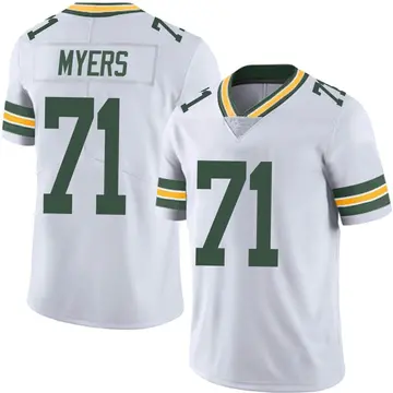 Nike Josh Myers Men's Limited Green Bay Packers White Vapor Untouchable Jersey
