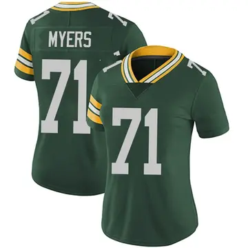 Nike Josh Myers Women's Limited Green Bay Packers Green Team Color Vapor Untouchable Jersey