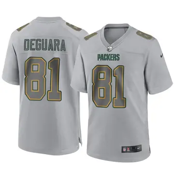 Nike Josiah Deguara Men's Game Green Bay Packers Gray Atmosphere Fashion Jersey