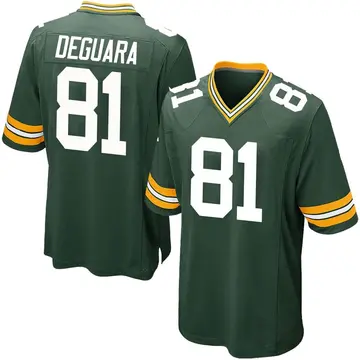 Nike Josiah Deguara Men's Game Green Bay Packers Green Team Color Jersey