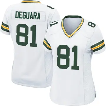 Nike Josiah Deguara Women's Game Green Bay Packers White Jersey