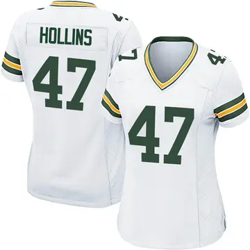 Nike Justin Hollins Women's Game Green Bay Packers White Jersey