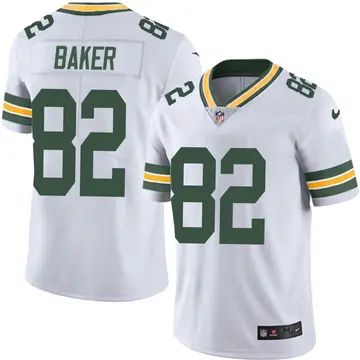 Nike Kawaan Baker Men's Limited Green Bay Packers White Vapor Untouchable Jersey