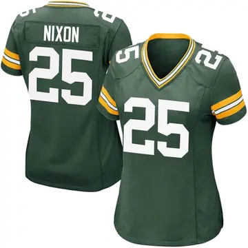 Nike Keisean Nixon Women's Game Green Bay Packers Green Team Color Jersey