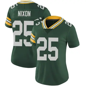 Nike Keisean Nixon Women's Limited Green Bay Packers Green Team Color Vapor Untouchable Jersey