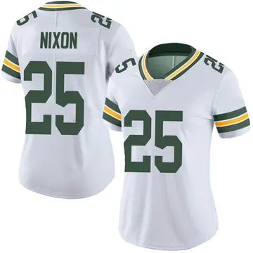 Nike Keisean Nixon Women's Limited Green Bay Packers White Vapor Untouchable Jersey