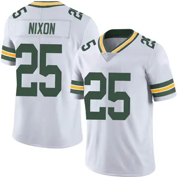 Nike Keisean Nixon Youth Limited Green Bay Packers White Vapor Untouchable Jersey