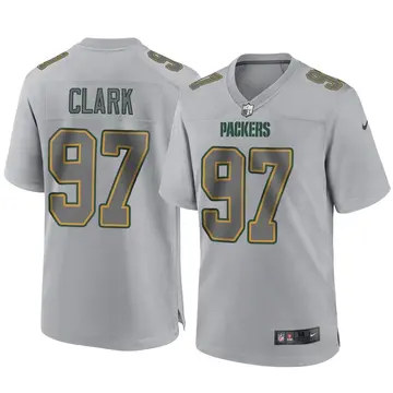 Nike Kenny Clark Men's Game Green Bay Packers Gray Atmosphere Fashion Jersey