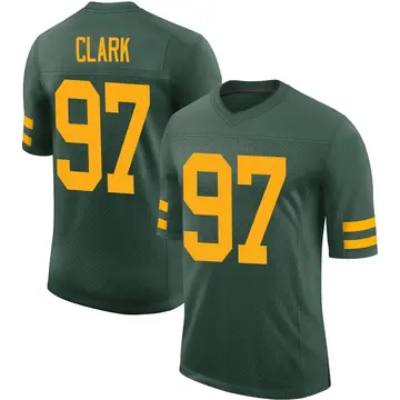 Nike Kenny Clark Men's Limited Green Bay Packers Green Alternate Vapor Jersey