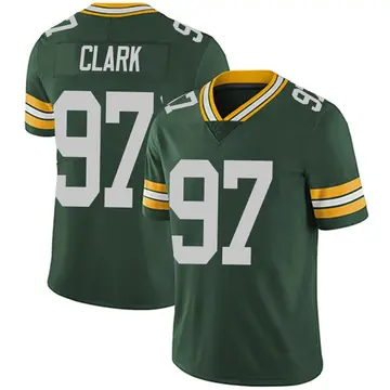 Nike Kenny Clark Men's Limited Green Bay Packers Green Team Color Vapor Untouchable Jersey