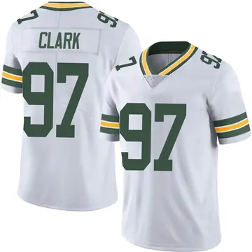 Nike Kenny Clark Men's Limited Green Bay Packers White Vapor Untouchable Jersey