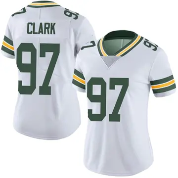 Nike Kenny Clark Women's Limited Green Bay Packers White Vapor Untouchable Jersey