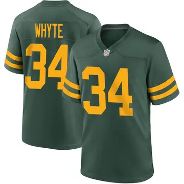 Nike Kerrith Whyte Men's Game Green Bay Packers Green Alternate Jersey