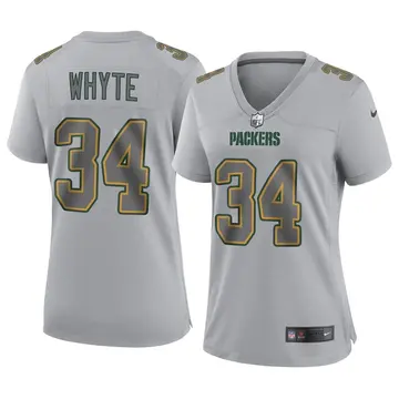 Nike Kerrith Whyte Women's Game Green Bay Packers Gray Atmosphere Fashion Jersey