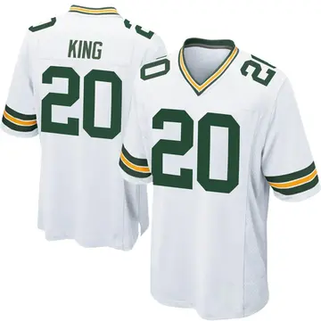 Nike Kevin King Youth Game Green Bay Packers White Jersey