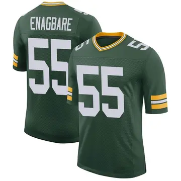 Nike Kingsley Enagbare Men's Limited Green Bay Packers Green Classic Jersey