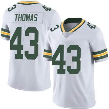 Nike Kiondre Thomas Men's Limited Green Bay Packers White Vapor Untouchable Jersey