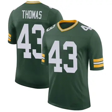 Nike Kiondre Thomas Youth Limited Green Bay Packers Green Classic Jersey