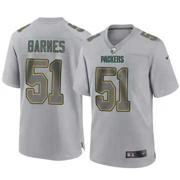 Nike Krys Barnes Men's Game Green Bay Packers Gray Atmosphere Fashion Jersey